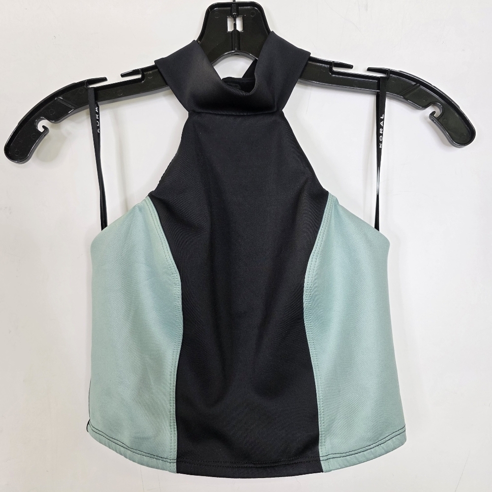 Koral halter neck yoga top